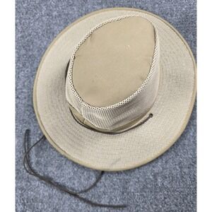 Henschel Hat Co USA Aussie Breezer Hat Men's Size XL Mesh Crown Olive Khaki EUC